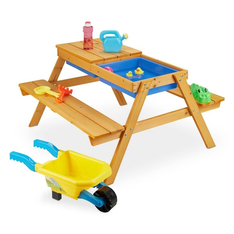 Children Outdoor Wood Garden T - Kids Outdoor Table And Chair Set ulasan dan harga