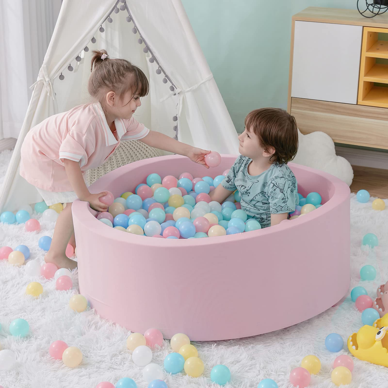 Foam Baby Ball Pit for Toddler - Kids Outdoor Wendy House ulasan dan harga
