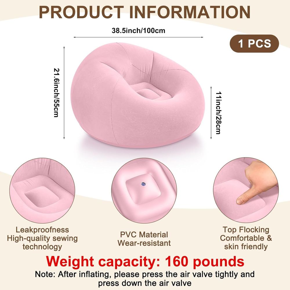 Inflatable Bean Bag Chairs, Pi - Kids Outdoor Bean Bag Chair ulasan dan harga