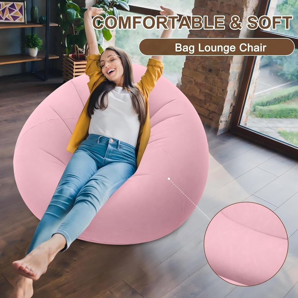 Inflatable Bean Bag Chairs, Pi - Kids Outdoor Bean Bag Chair ulasan dan harga