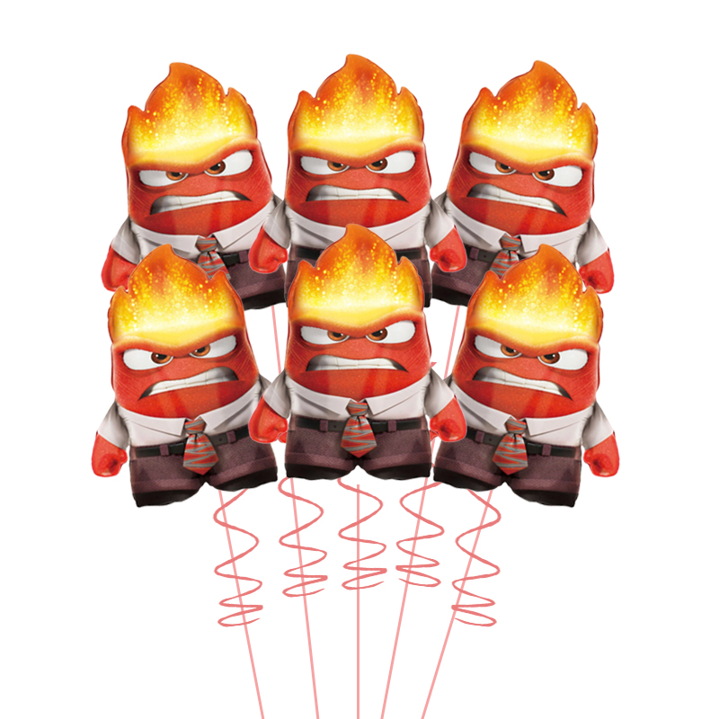 6pcs Hot Inside Out2 Balloons  - Kids Outdoor Easter Toys ulasan dan harga