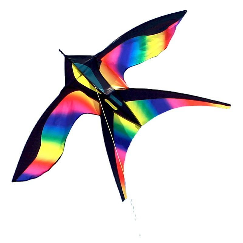1.7m Easy to Fly Colorful Rain - Kite Easy Fly Kids ulasan dan harga