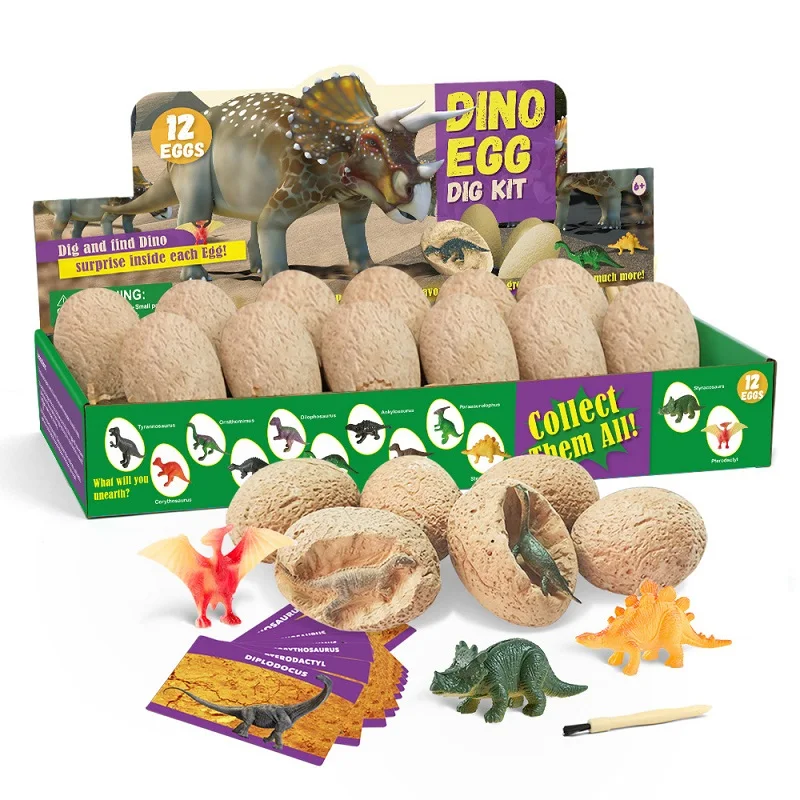 12PCS Archeological Dinosaur E - Kids Outdoor Excavator ulasan dan harga