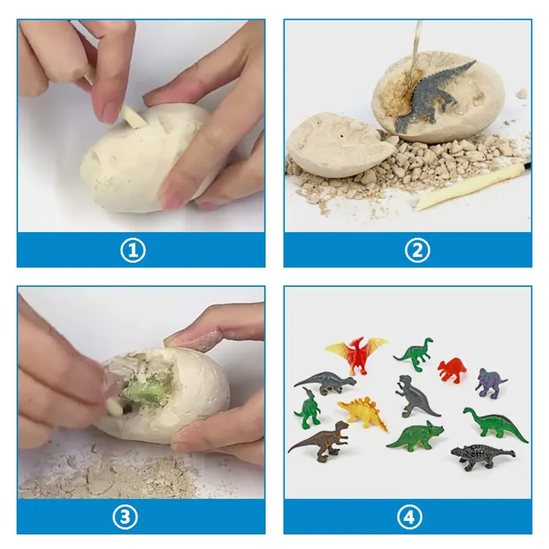 12PCS Archeological Dinosaur E - Kids Outdoor Excavator ulasan dan harga