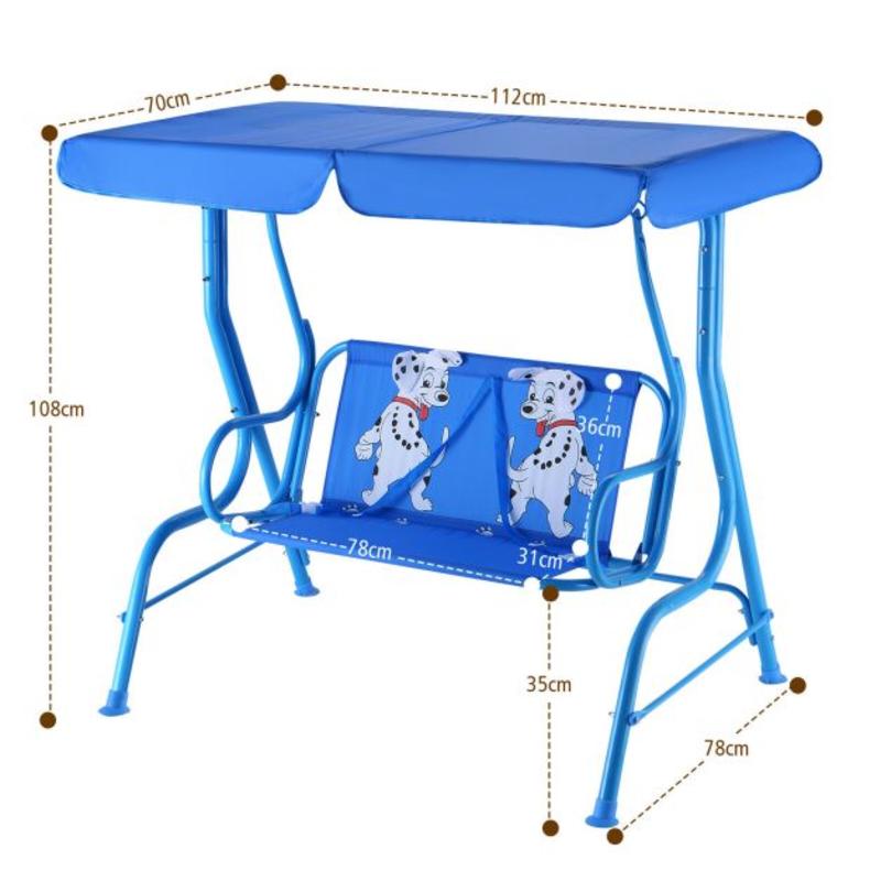 Outdoor Kids Patio Swing Bench - Kids Outdoor Bench ulasan dan harga