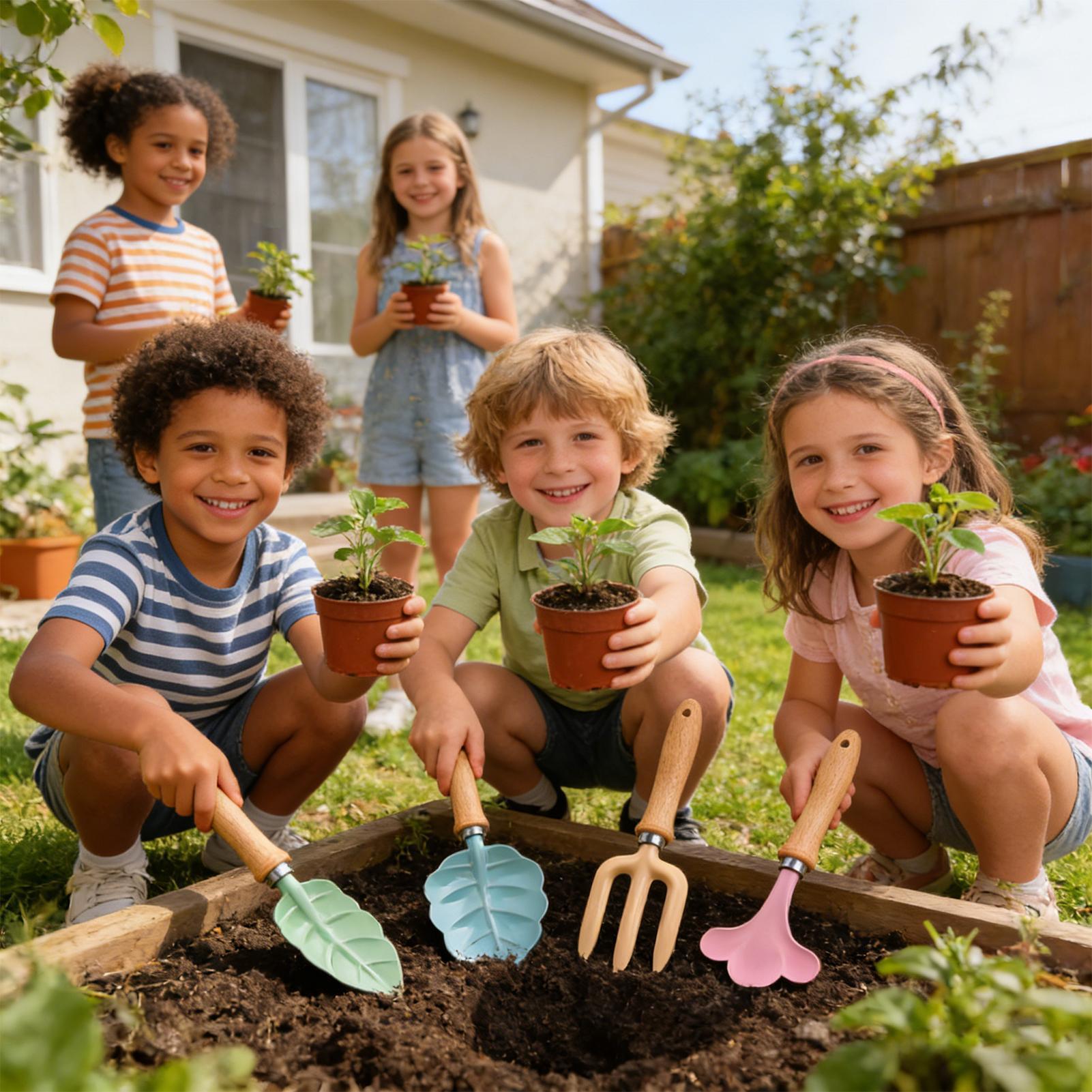 Kids Gardening Set 4 Piece Lea - Kids Outdoor Garden Toys ulasan dan harga