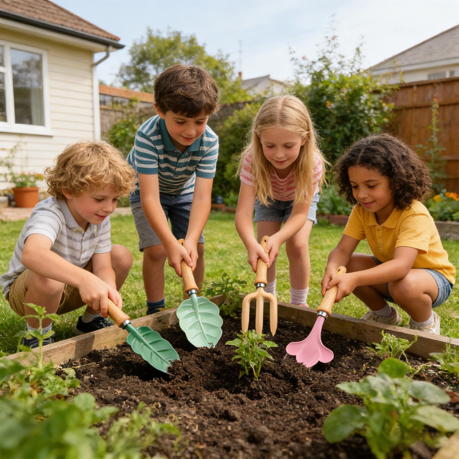 Kids Gardening Set 4 Piece Lea - Kids Outdoor Garden Toys ulasan dan harga