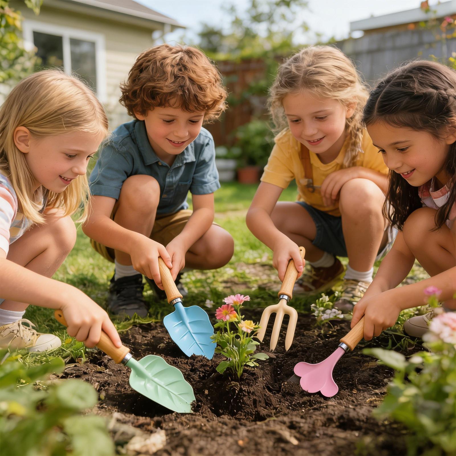 Kids Gardening Set 4 Piece Lea - Kids Outdoor Garden Toys ulasan dan harga
