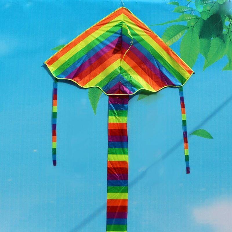 Easy Flying ! Large Colorful R - Kite Easy Fly Kids ulasan dan harga
