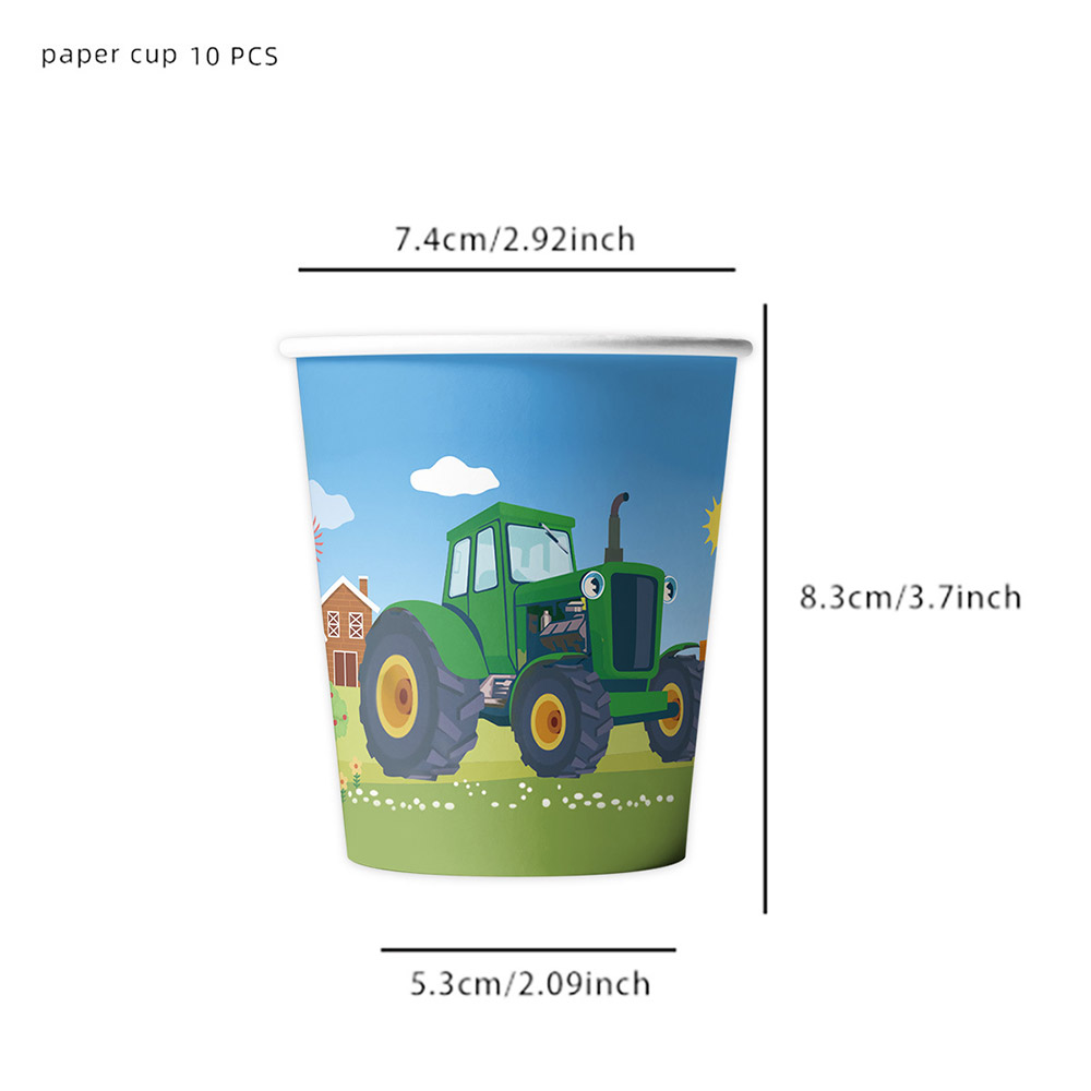 Green Farm Tractor Birthday Pa - Kids Outdoor Excavator ulasan dan harga