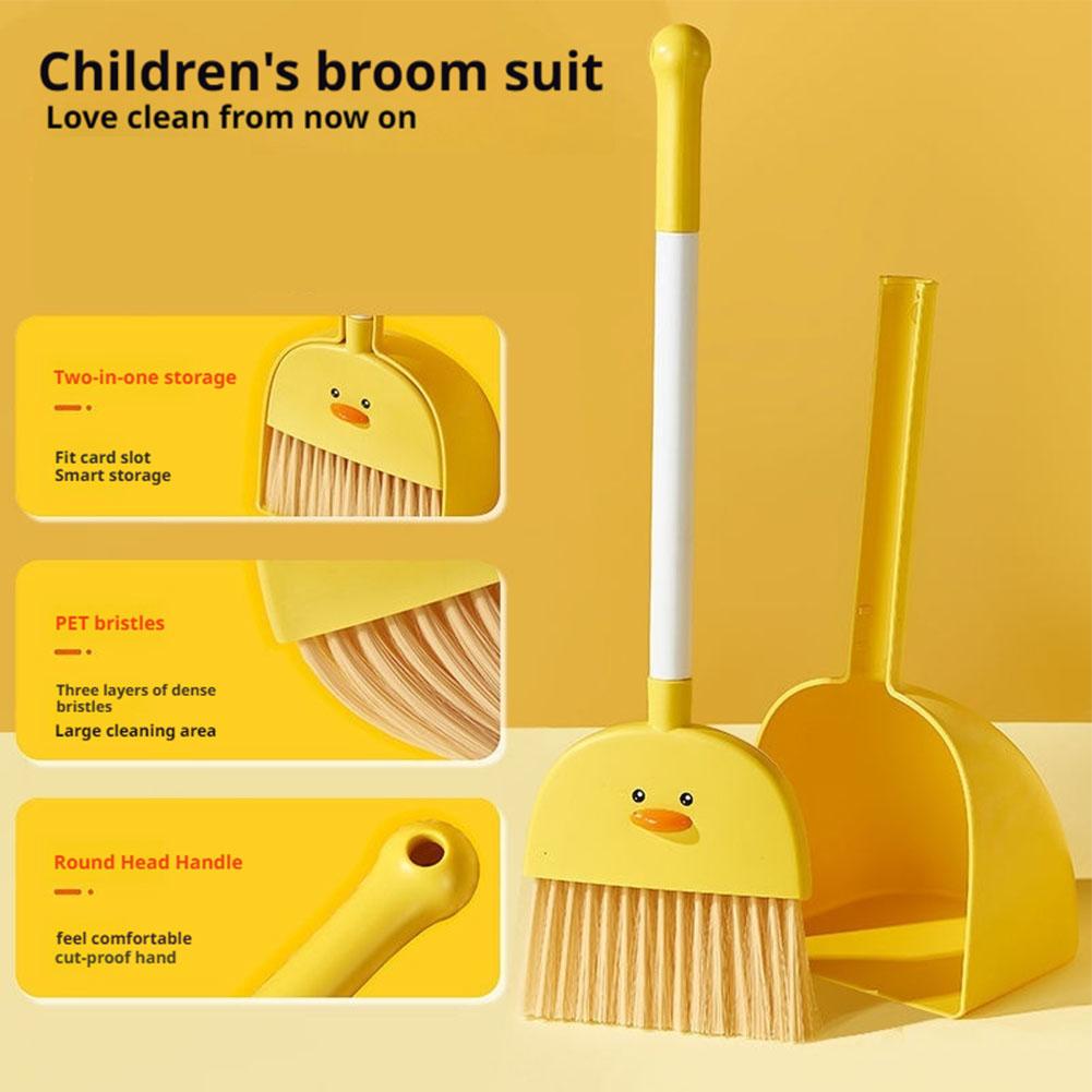 Mini Children Broom and Dustpa - Kids Outdoor Broom ulasan dan harga