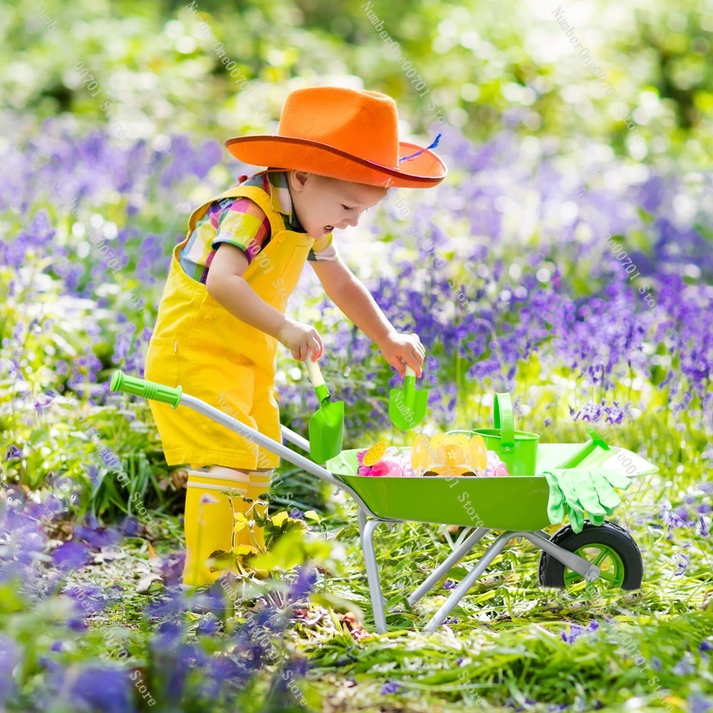 Kids Outdoor Wheelbarrow, Gree - Kids Outdoor Garden Toys ulasan dan harga
