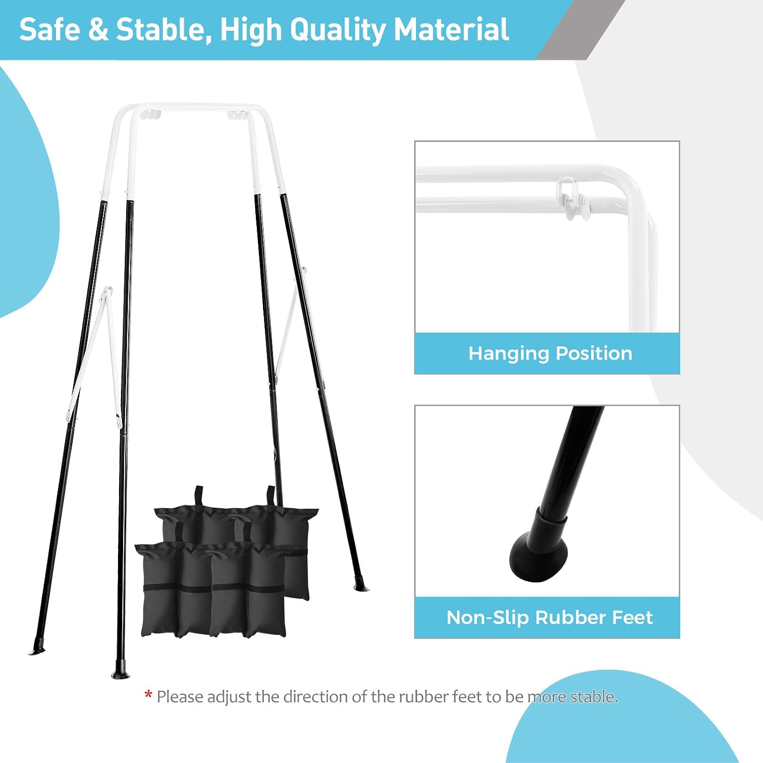 Foldable Swing Stand for Kids  - Kids Outdoor Foldable Chair ulasan dan harga