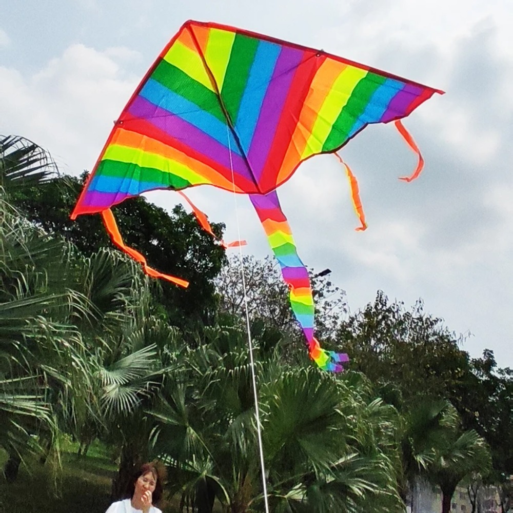 New Design Rainbow Kite Fashio - Kite Easy Fly Kids ulasan dan harga