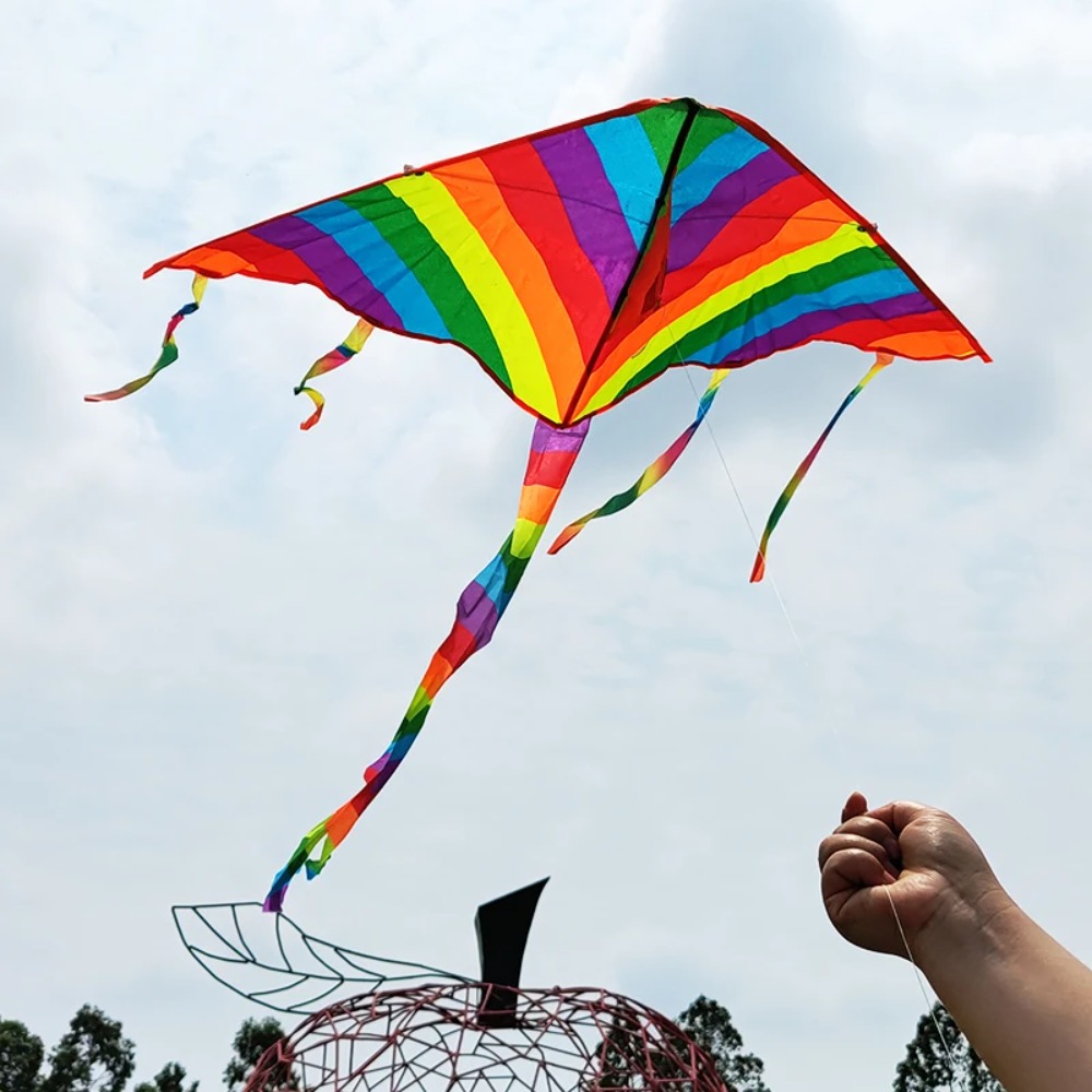 New Design Rainbow Kite Fashio - Kite Easy Fly Kids ulasan dan harga