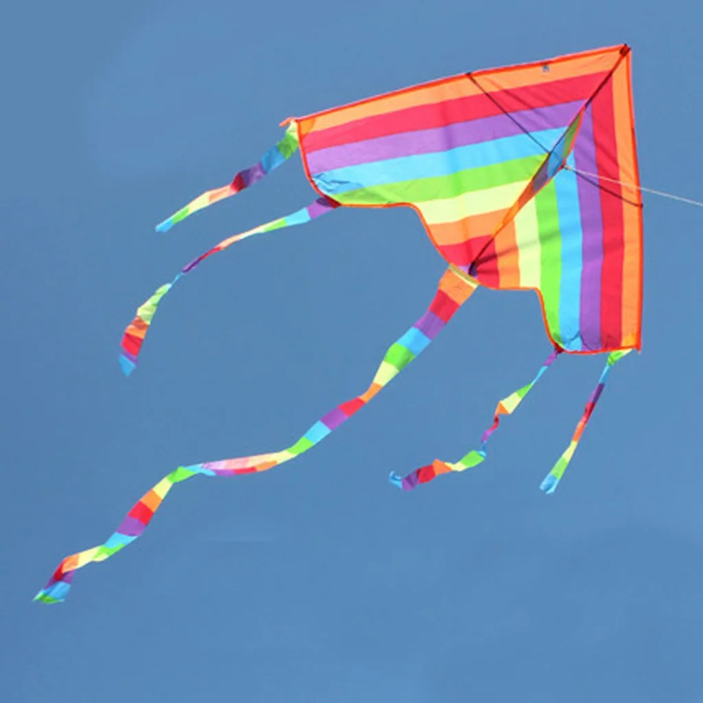 New Design Rainbow Kite Fashio - Kite Easy Fly Kids ulasan dan harga