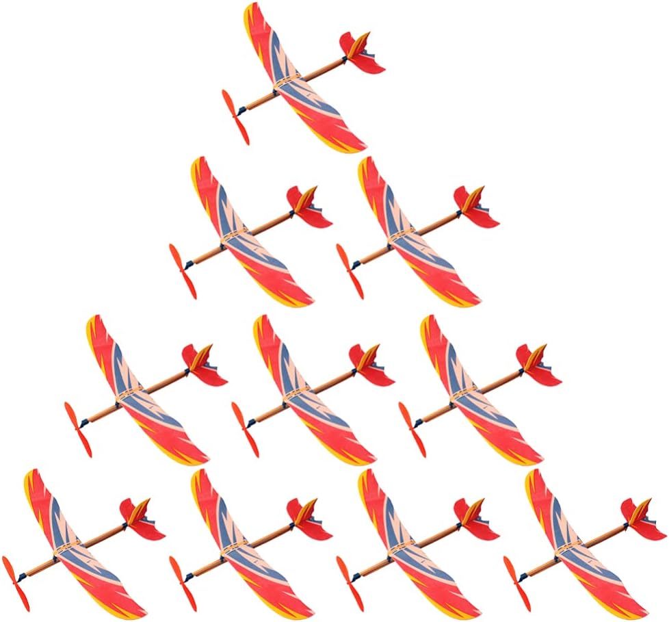 10PCS Airplane Model Rubber Ba - Kids Outdoor Activity Set ulasan dan harga