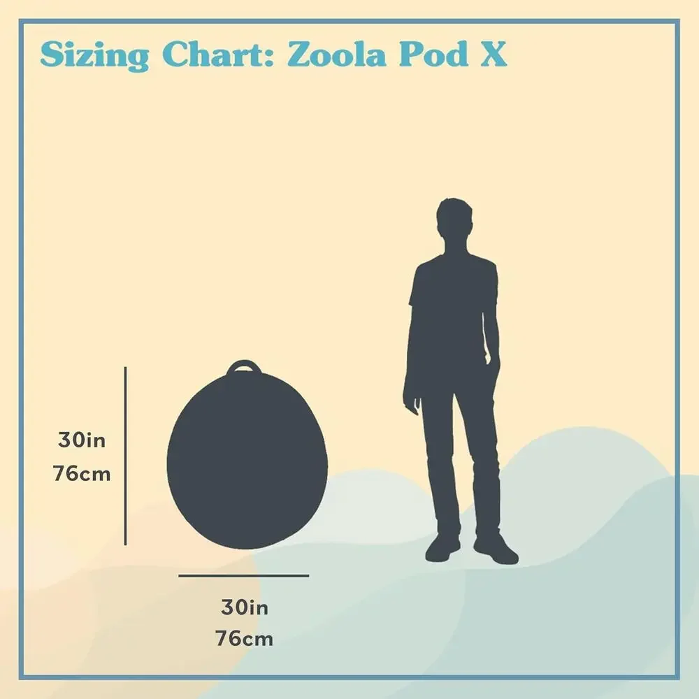 Zoola Pod X Outdoor Bean Bag C - Kids Outdoor Bean Bag Chair ulasan dan harga