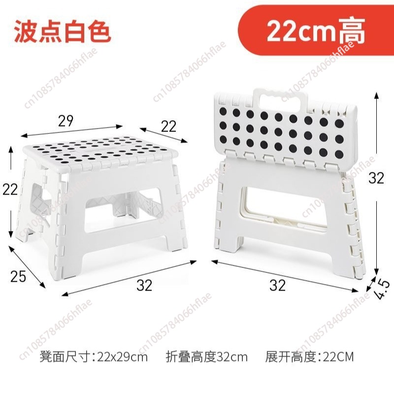 Thickened Plastic Folding Stoo - Kids Outdoor Foldable Chair ulasan dan harga