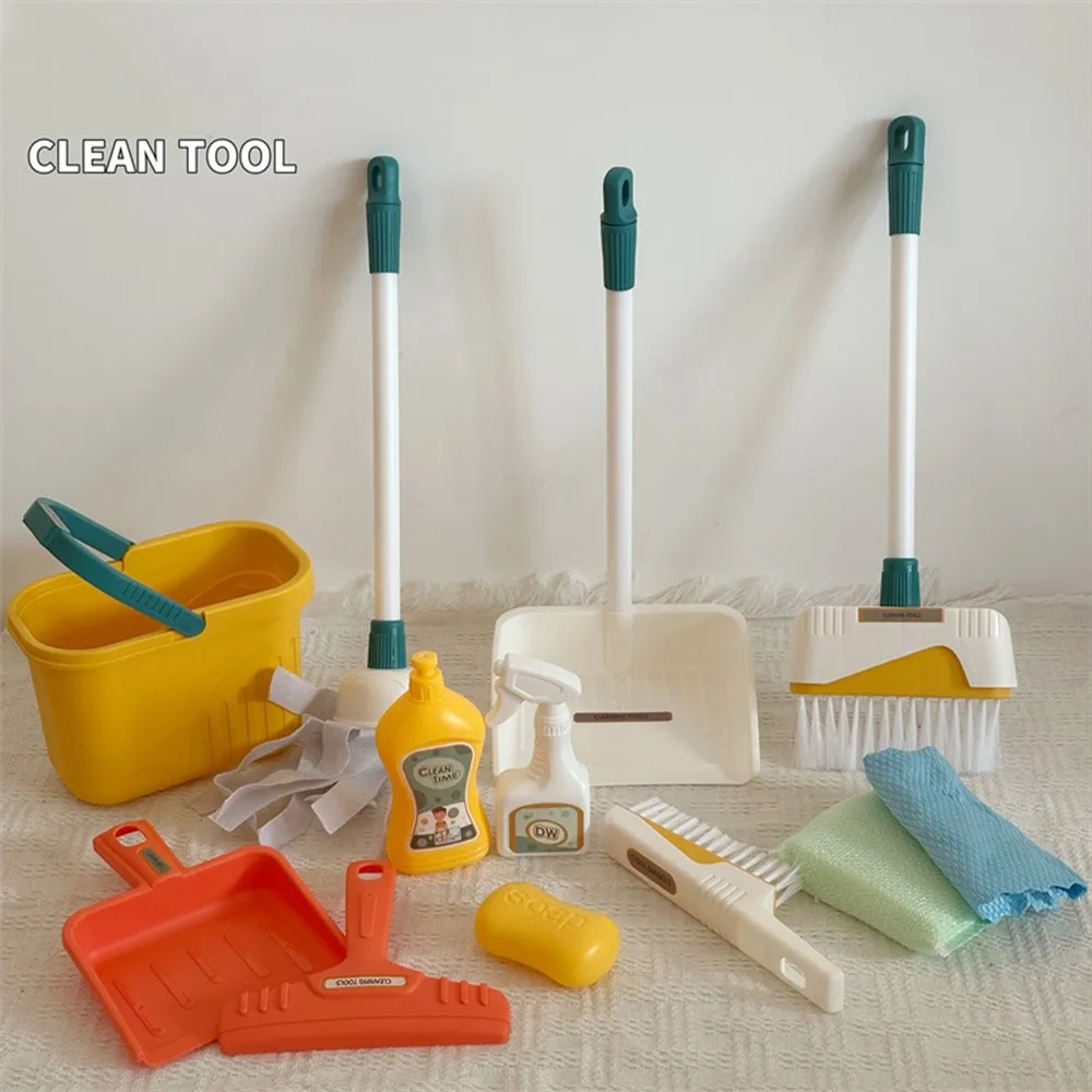 12pcs/set Kids Cleaning Set Ho - Kids Outdoor Broom ulasan dan harga