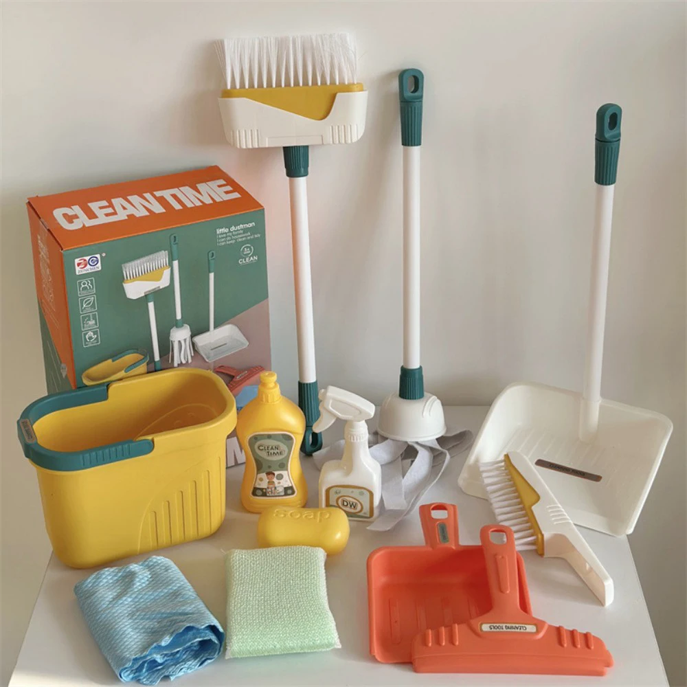 12pcs/set Kids Cleaning Set Ho - Kids Outdoor Broom ulasan dan harga