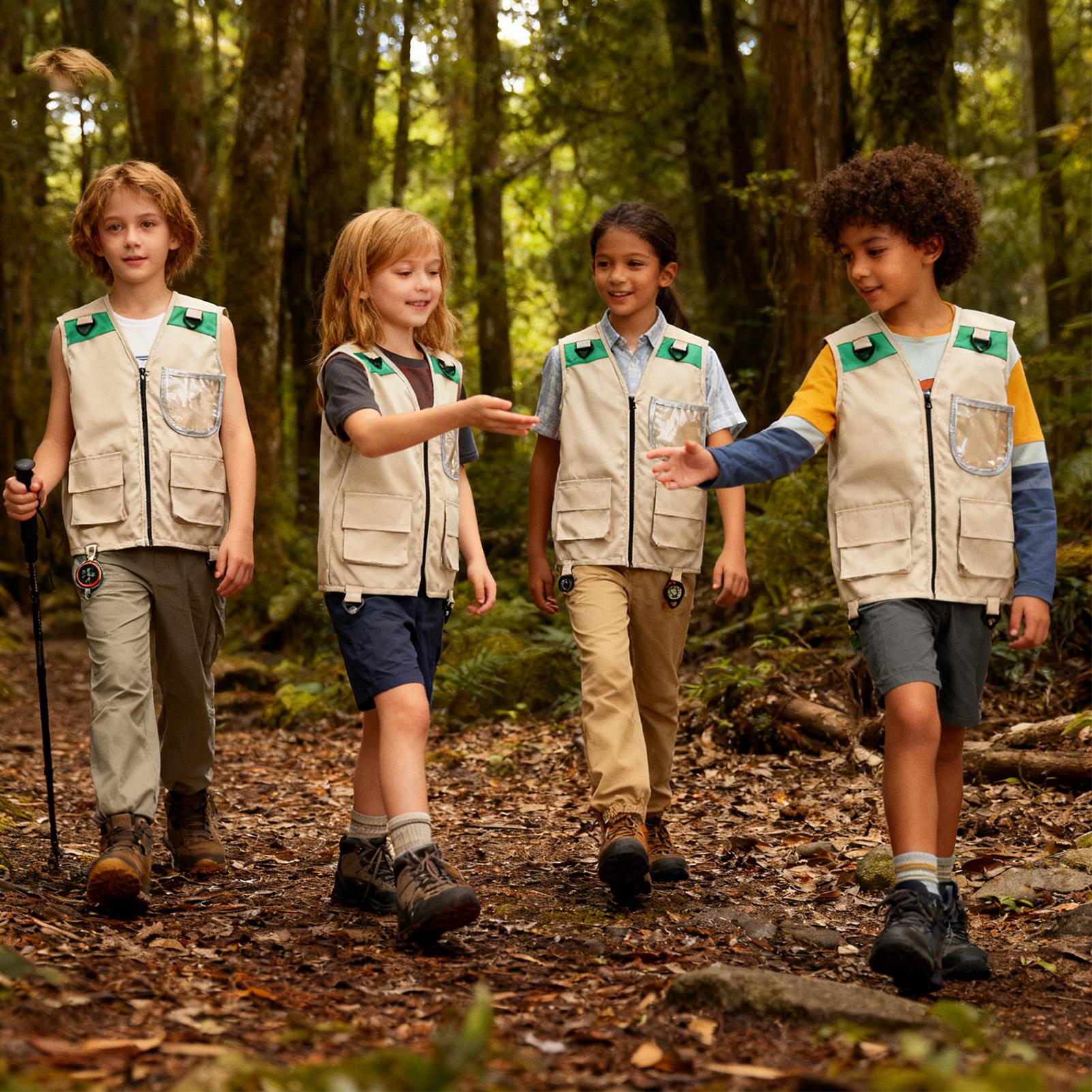 Kids Cargo Vest Sleeveless Cos - Kids Outdoor Zoo ulasan dan harga