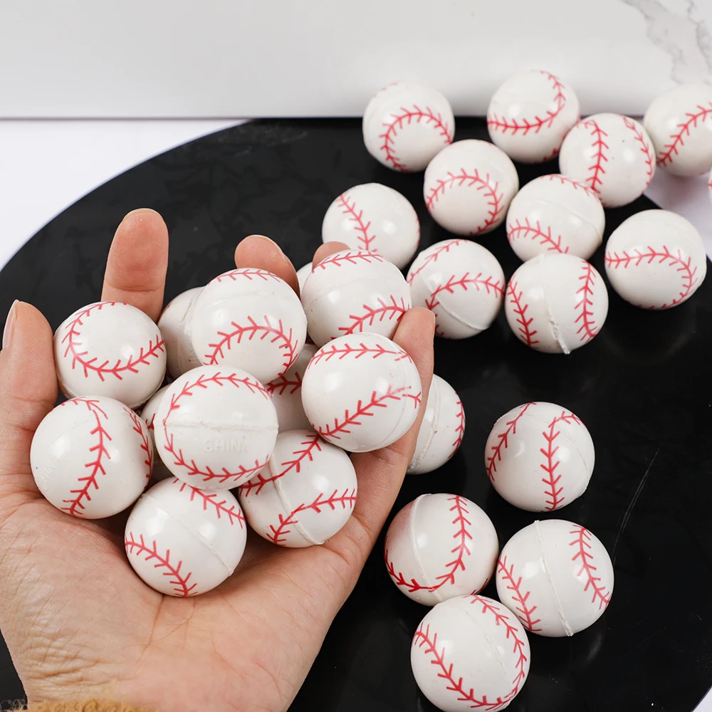 10Pcs 29mm Baseball Bouncy Bal - Kids Outdoor Easter Toys ulasan dan harga