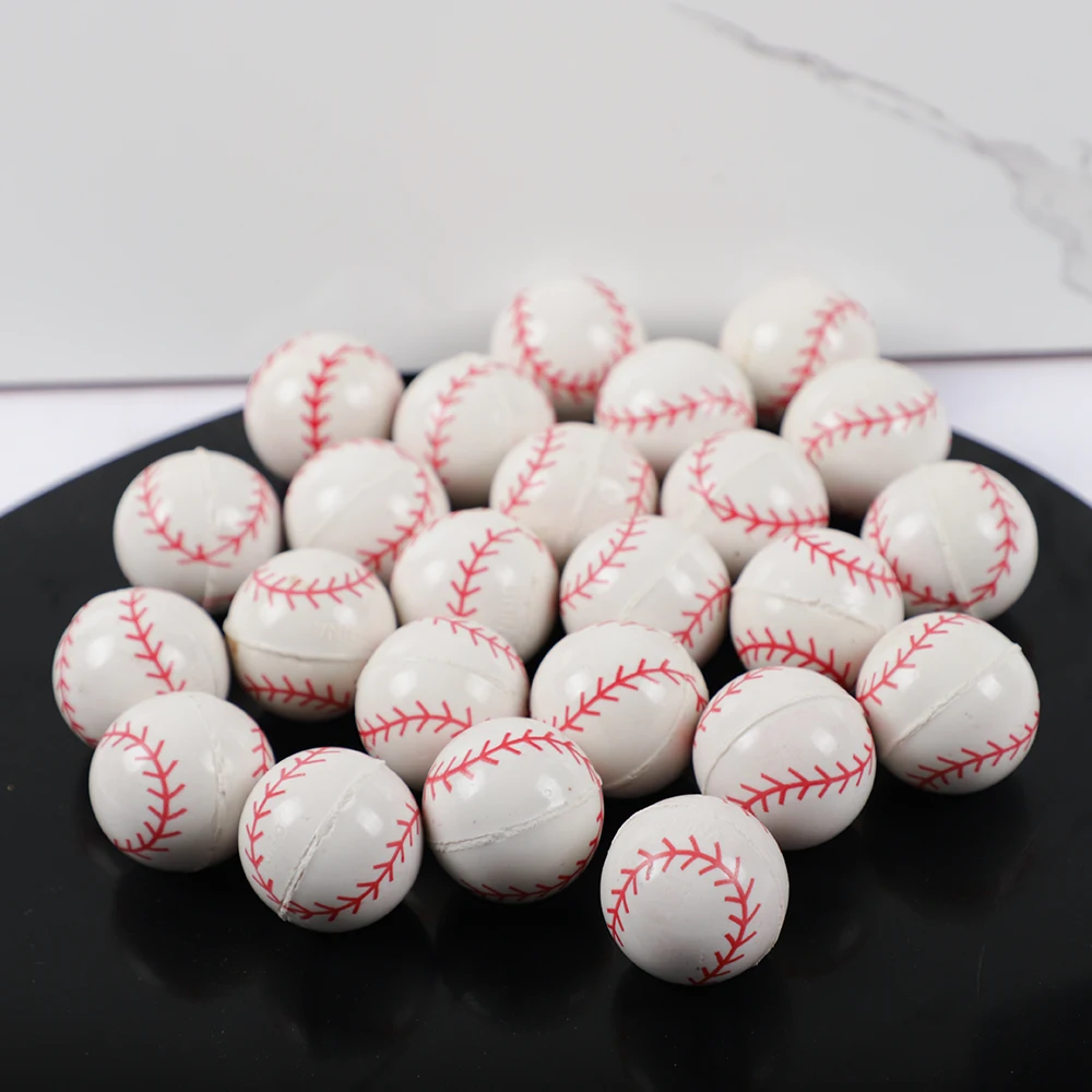 10Pcs 29mm Baseball Bouncy Bal - Kids Outdoor Easter Toys ulasan dan harga