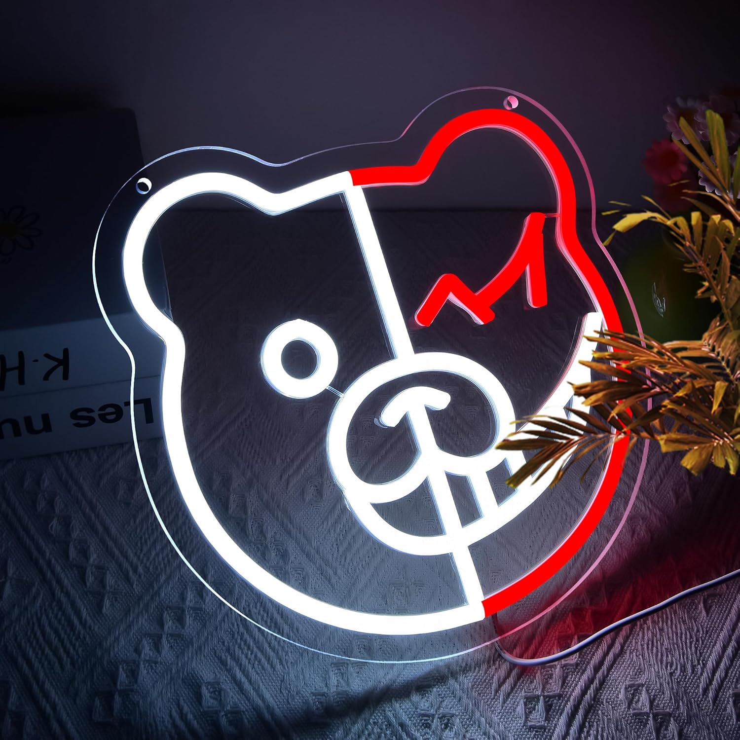 Bear Neon Sign Kids Room Decor - Kids Outdoor Zoo ulasan dan harga