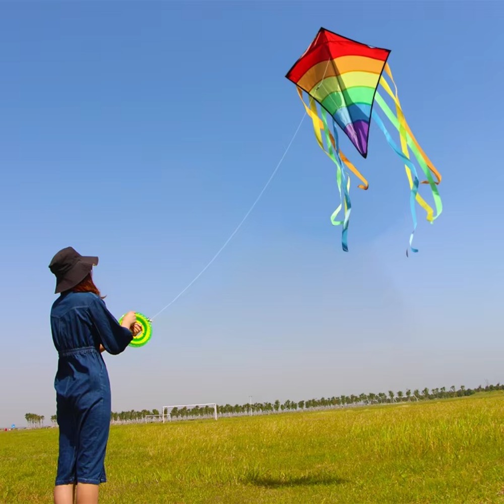 Easy To Fly Colorful Rainbow K - Kite Easy Fly Kids ulasan dan harga