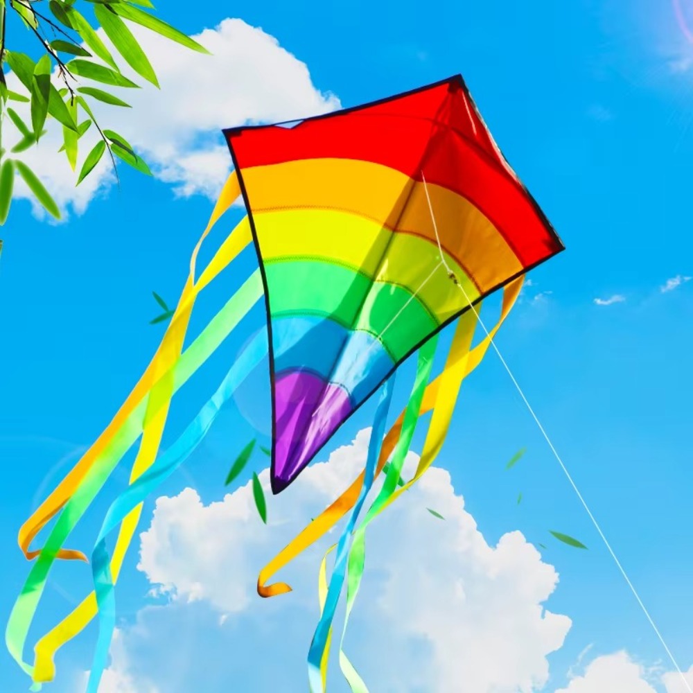 Easy To Fly Colorful Rainbow K - Kite Easy Fly Kids ulasan dan harga