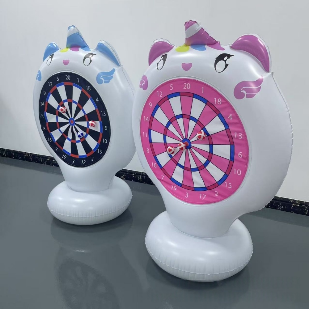 Inflatable Unicorn Throwing Ga - Kids Outdoor Easter Toys ulasan dan harga