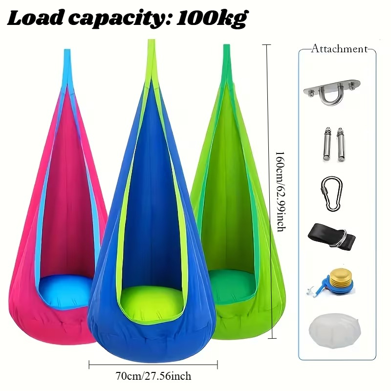 Kids Hanging Chair Indoor Outd - Kids Outdoor Hammock Chair ulasan dan harga