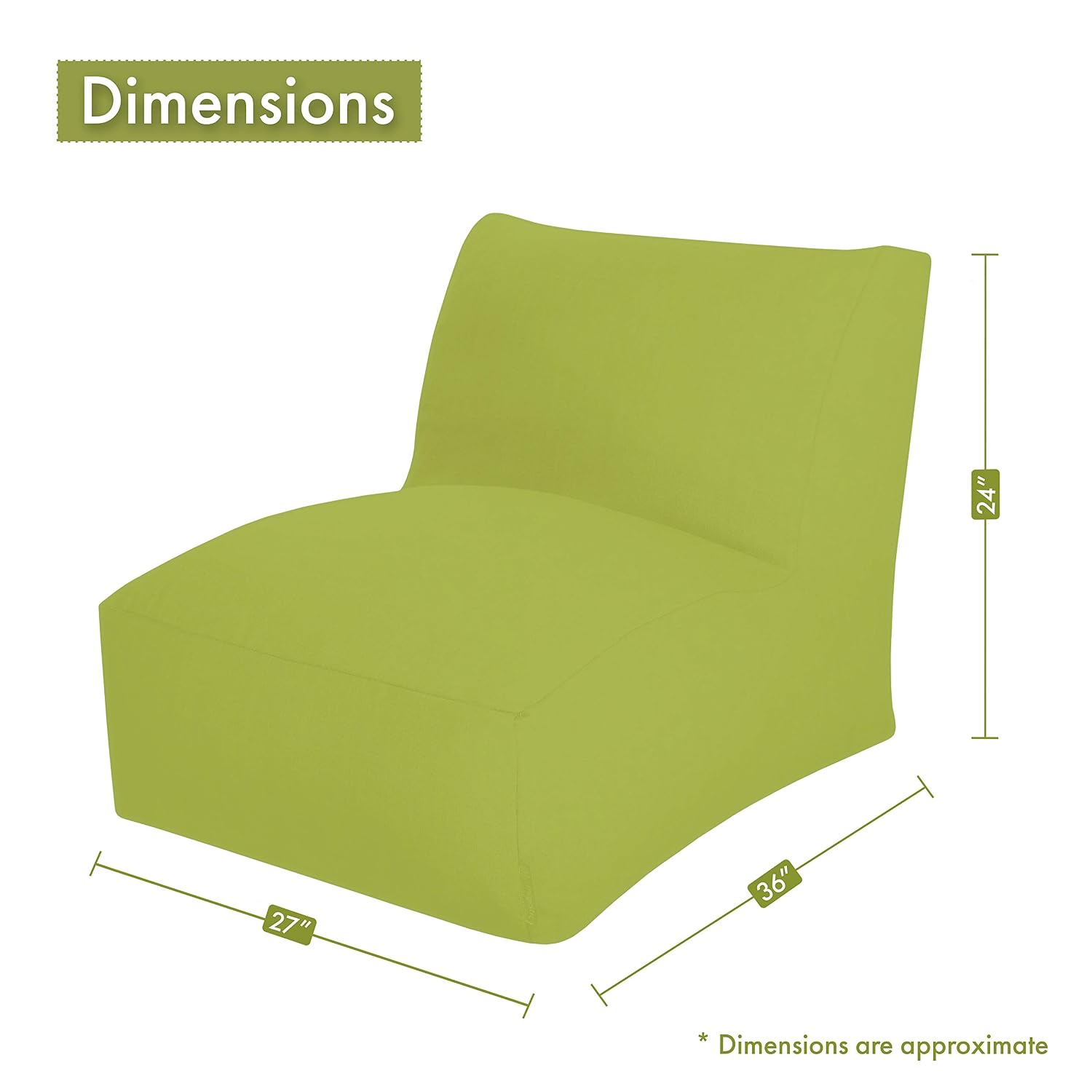 Large Bean Bag Chair for Adult - Kids Outdoor Bean Bag Chair ulasan dan harga