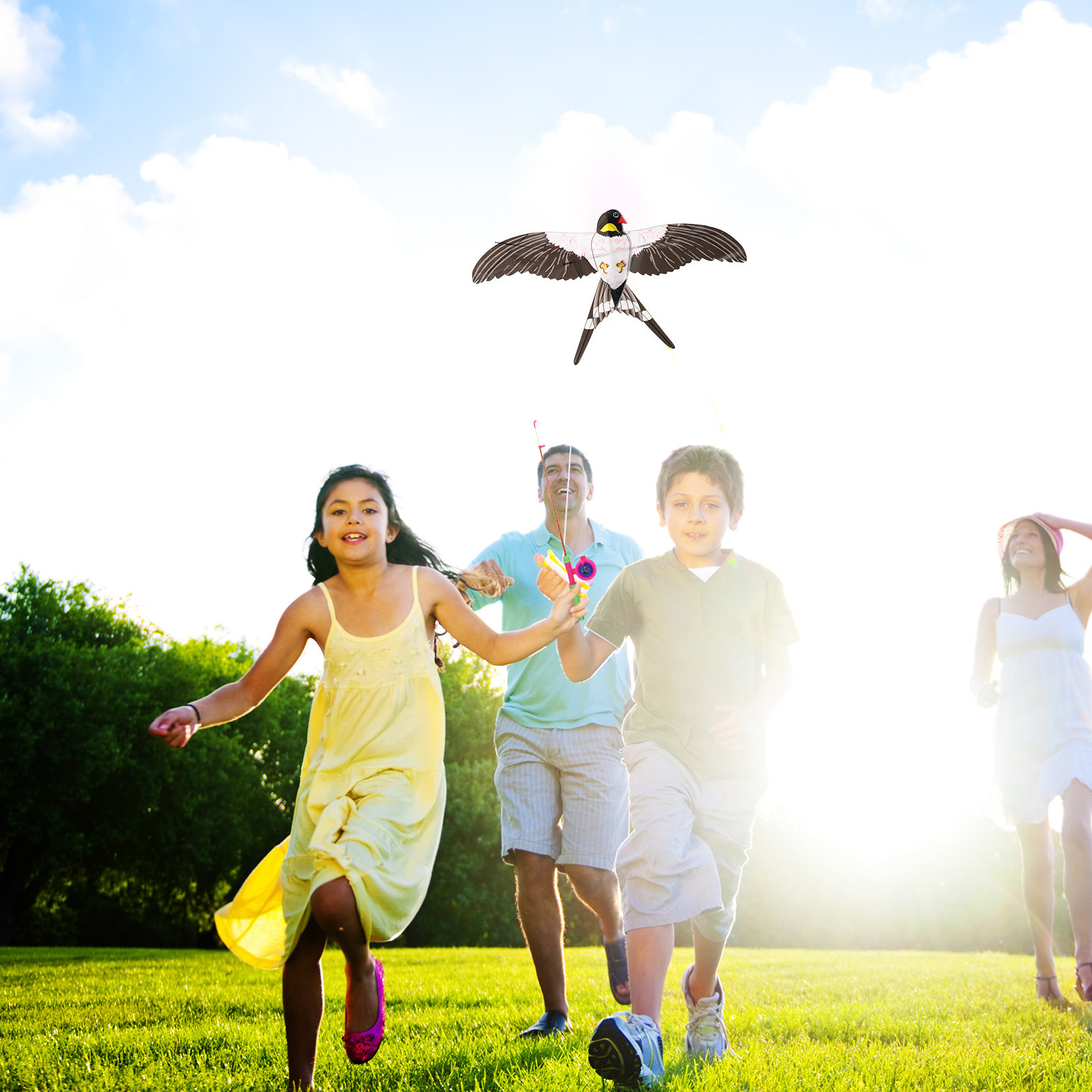 Easy to Fly Bird Kite Kite for - Kite Easy Fly Kids ulasan dan harga