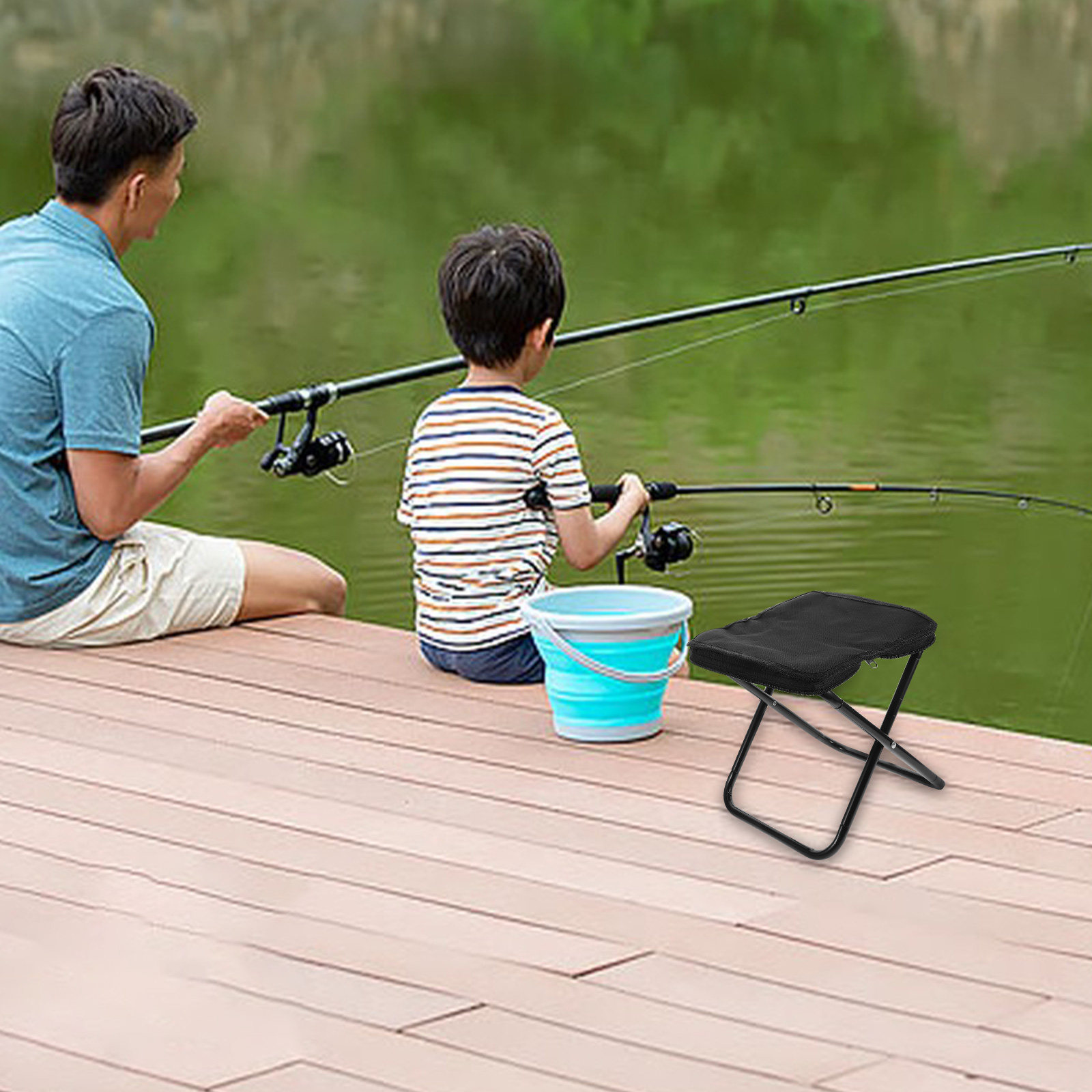 Portable Lightweight Folding M - Kids Outdoor Foldable Chair ulasan dan harga