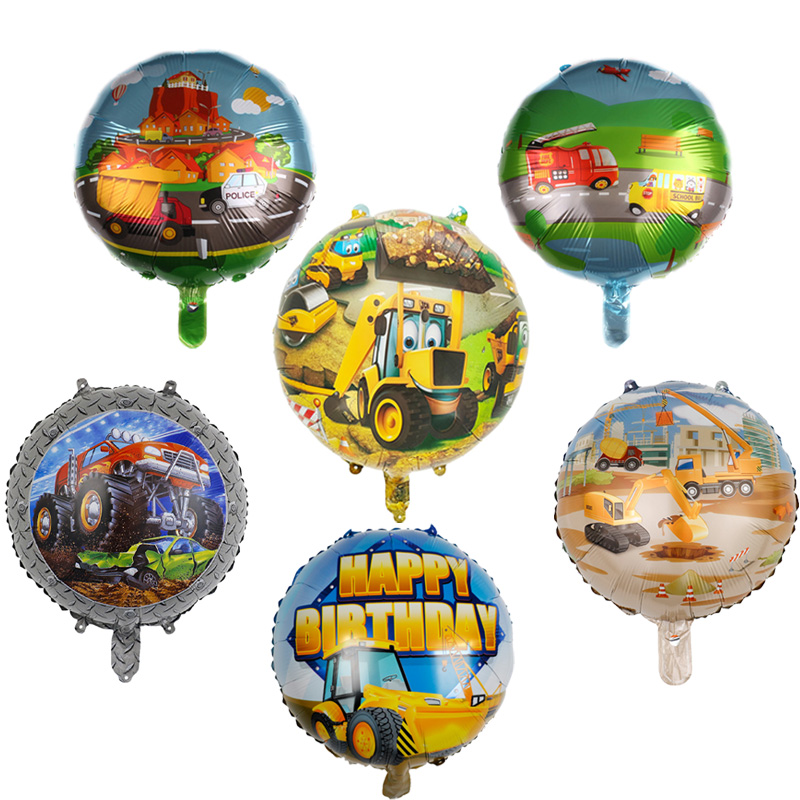 10pcs 18inch Cartoon car engin - Kids Outdoor Excavator ulasan dan harga
