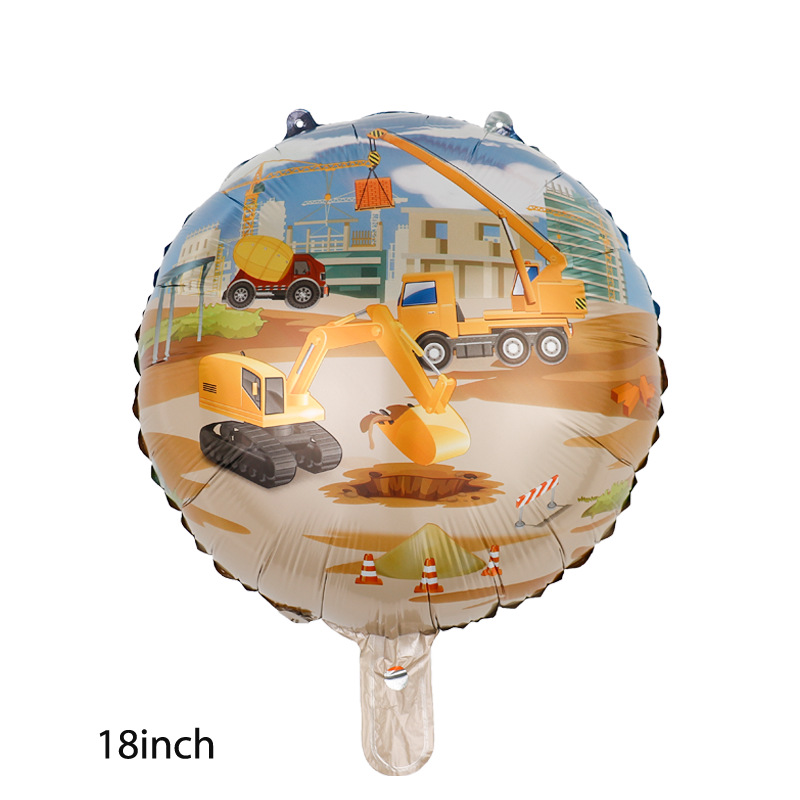 10pcs 18inch Cartoon car engin - Kids Outdoor Excavator ulasan dan harga