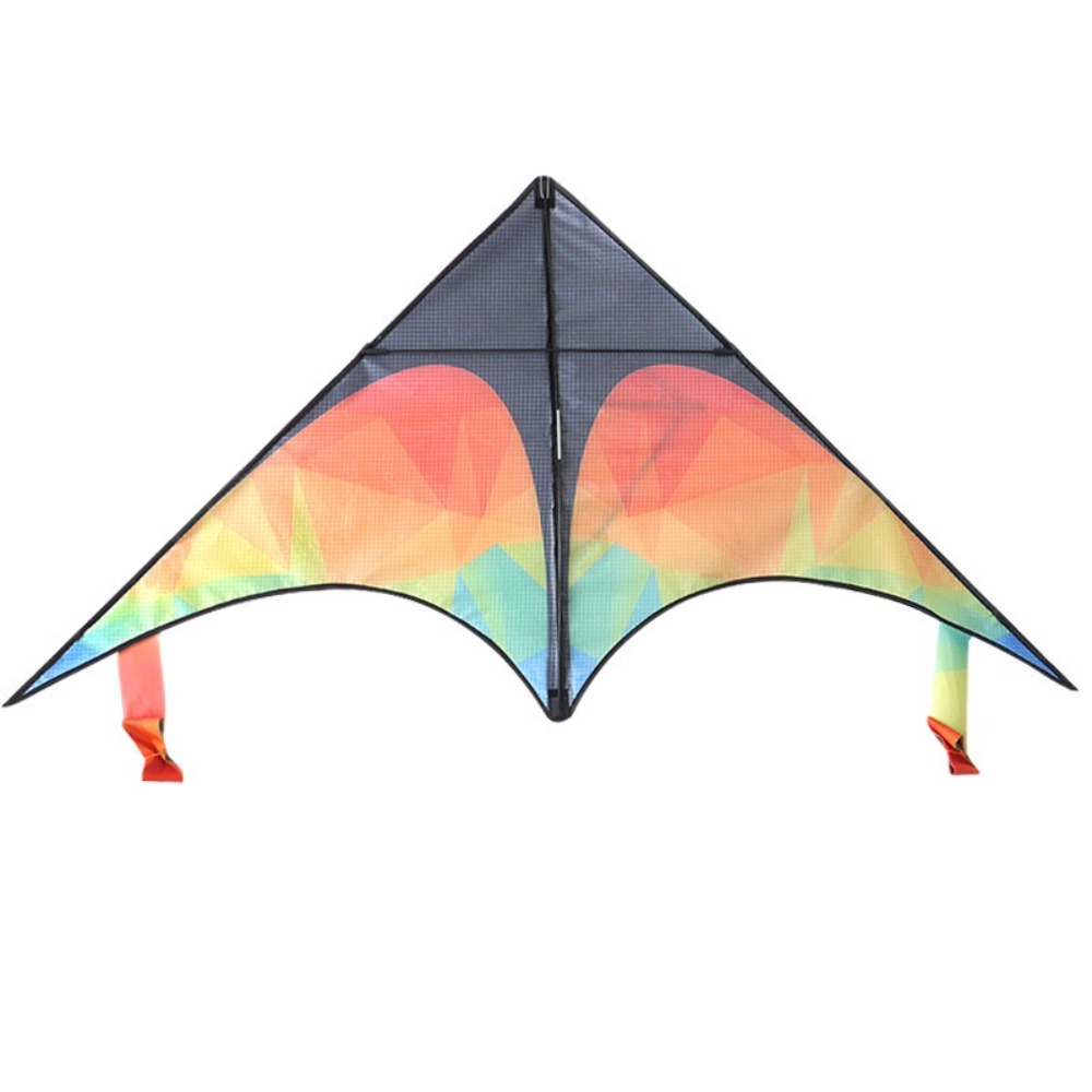 Double-tailed Large Delta Kite - Kite Easy Fly Kids ulasan dan harga