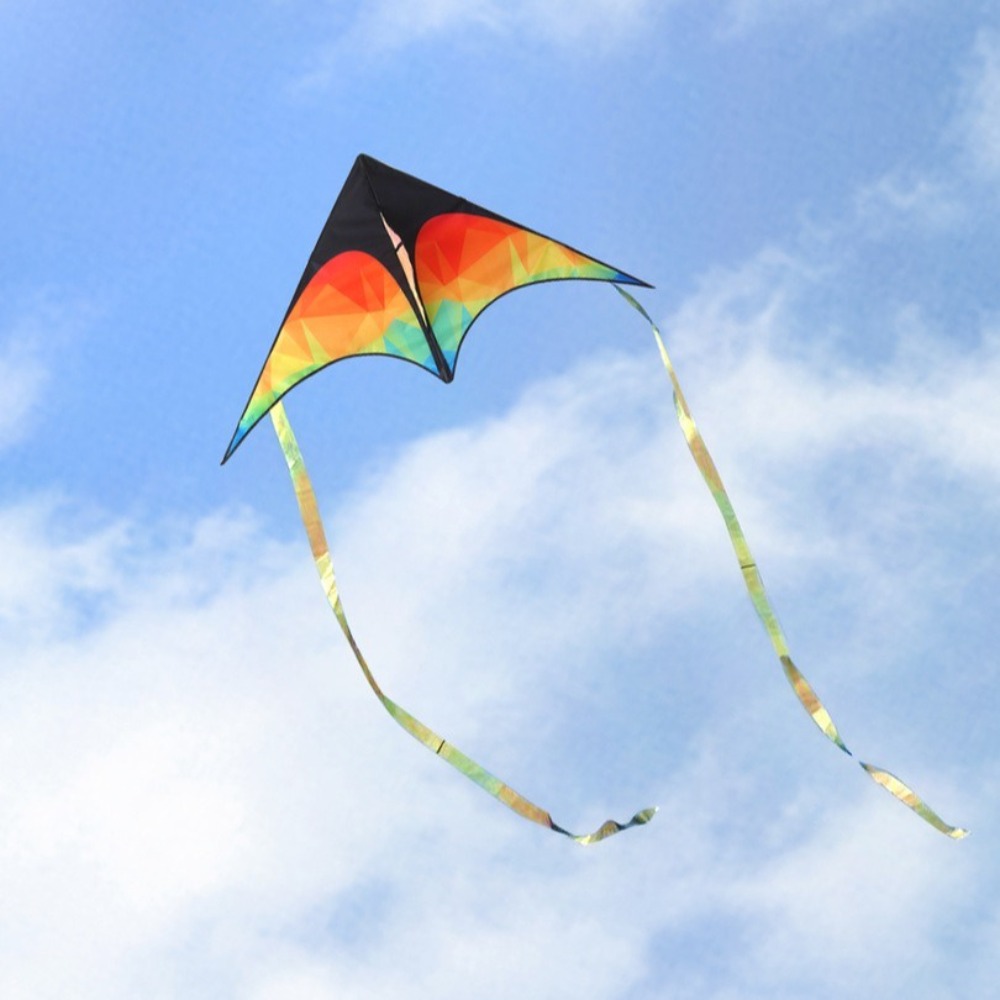 Double-tailed Large Delta Kite - Kite Easy Fly Kids ulasan dan harga