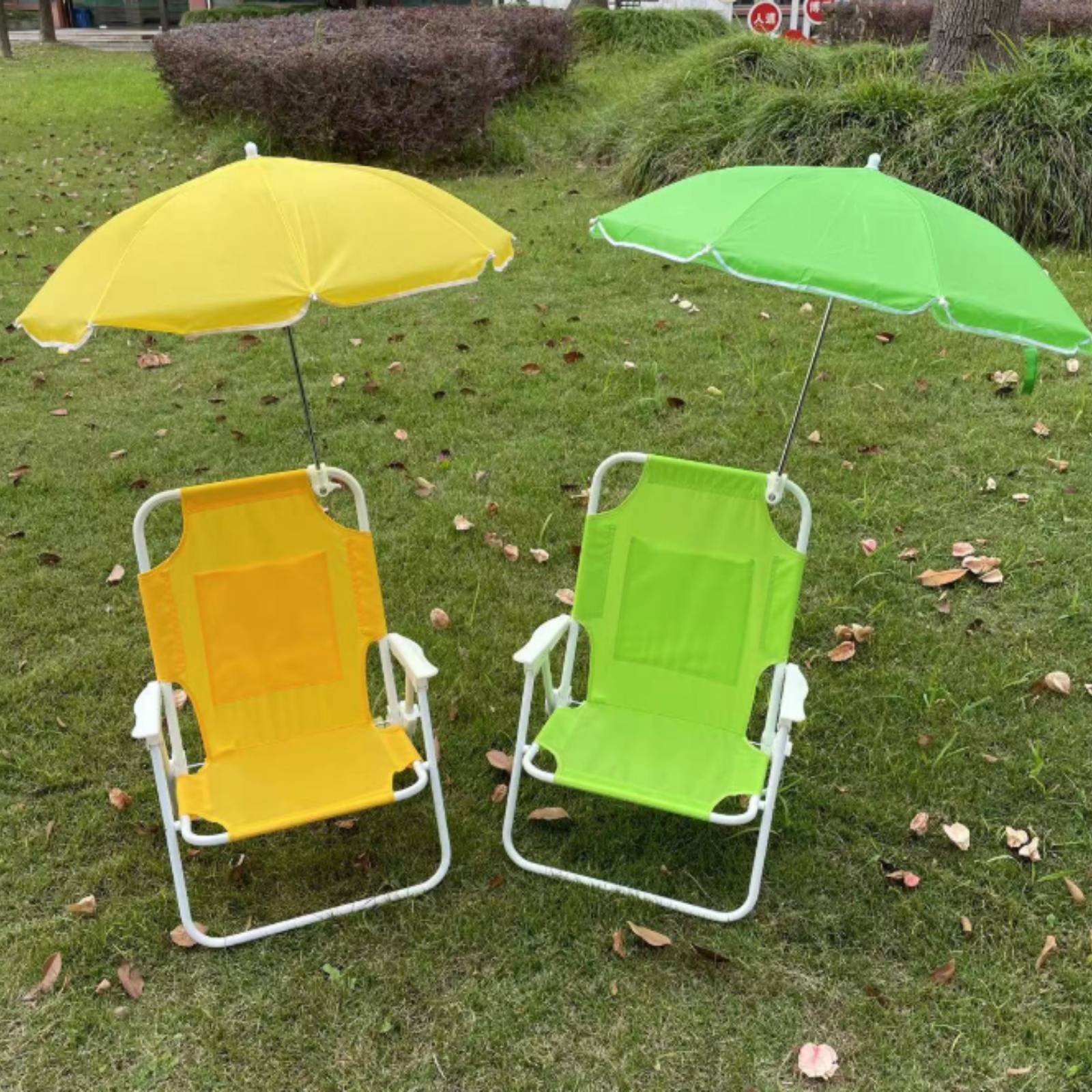 Beach Chair with Umbrella Fold - Kids Outdoor Foldable Chair ulasan dan harga