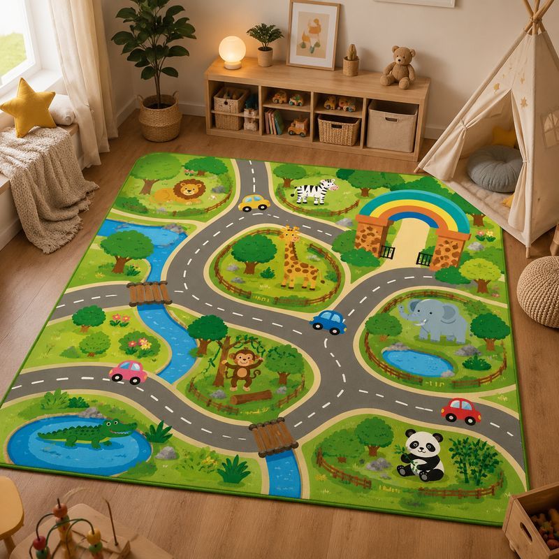VIKAMA Kids Town Zoo Traffic P - Kids Outdoor Zoo ulasan dan harga