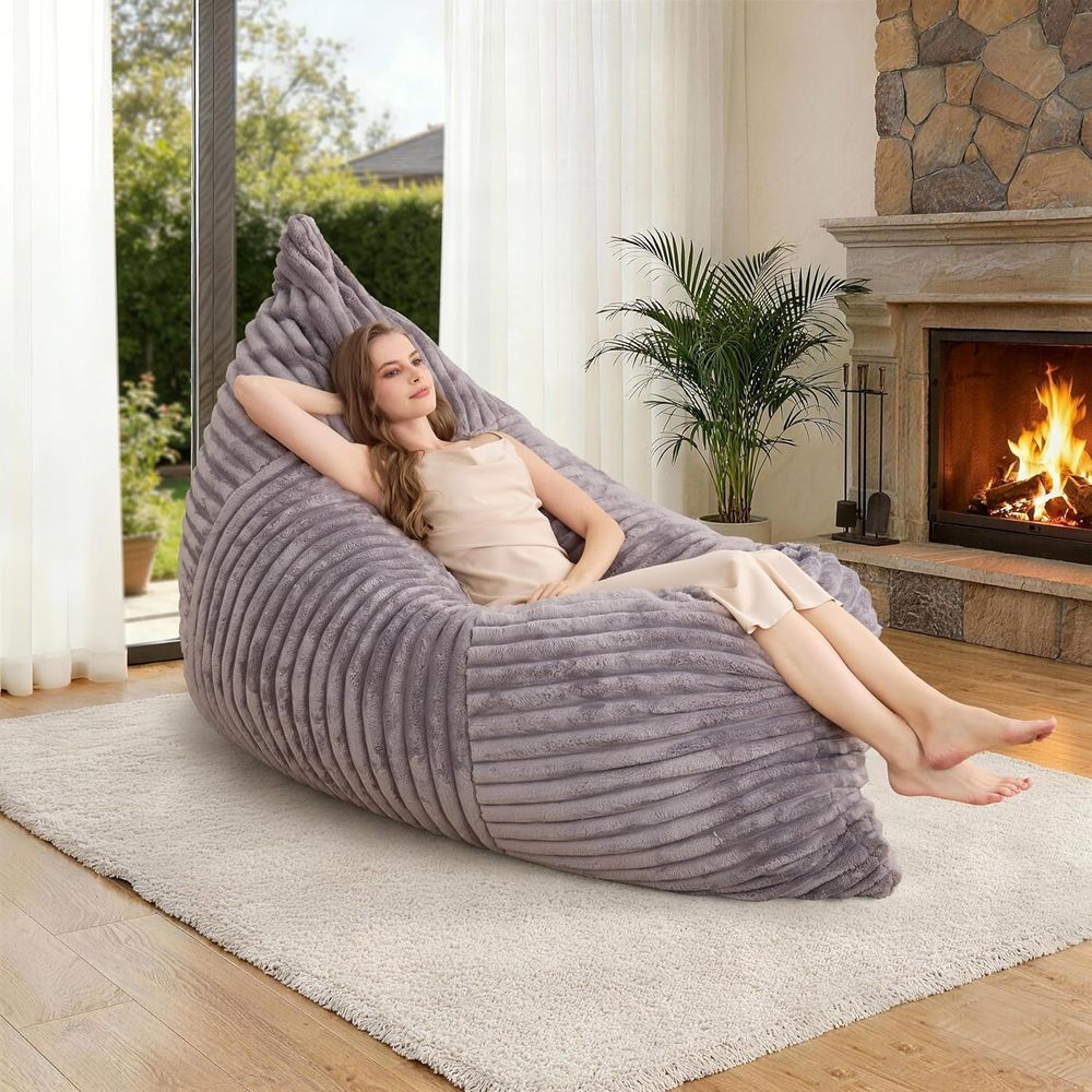 3-in-1 Memory Foam Bean Bag Ch - Kids Outdoor Bean Bag Chair ulasan dan harga
